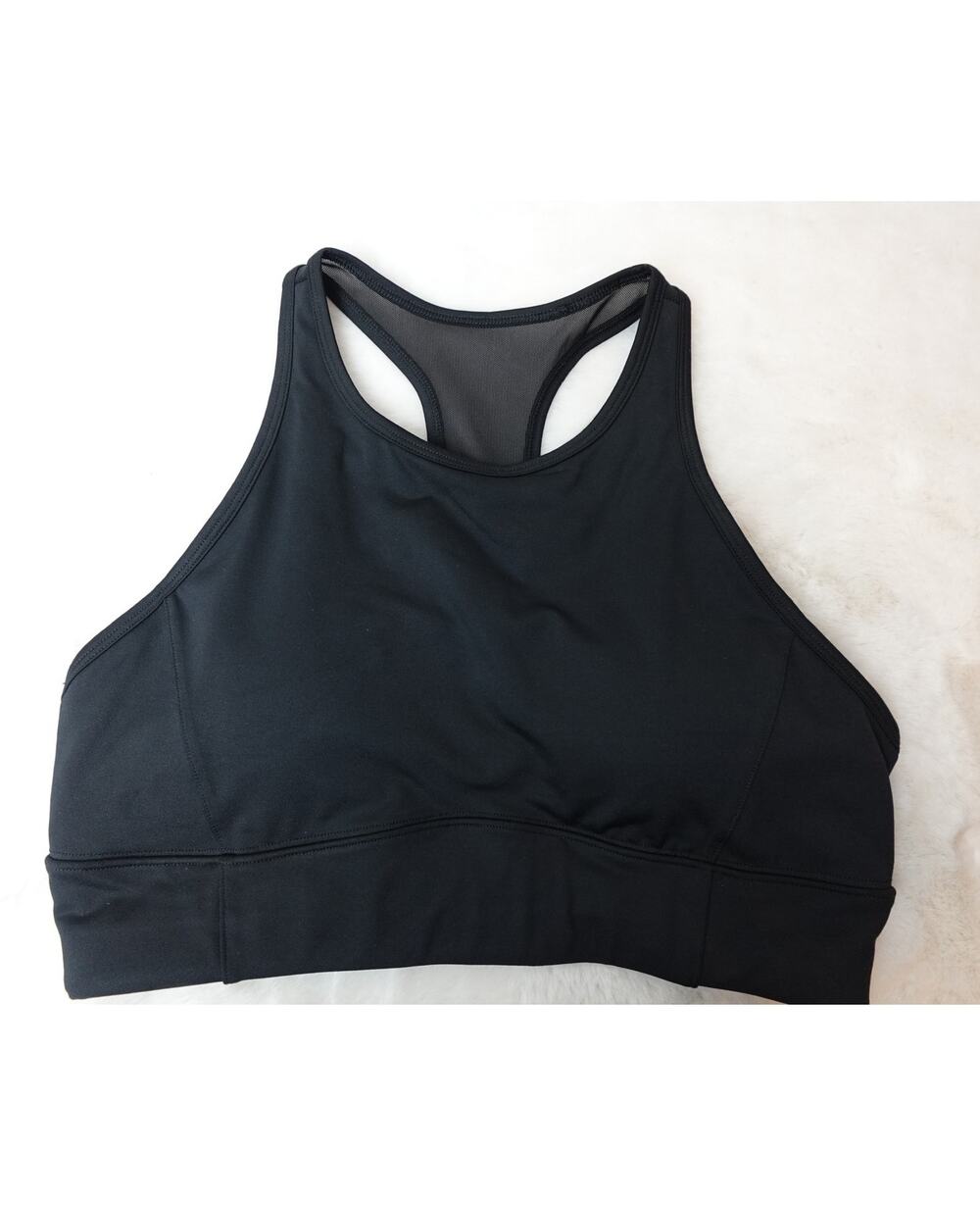 Lucy Women's Black High Impact Sports Bra New with Tag, Size Large